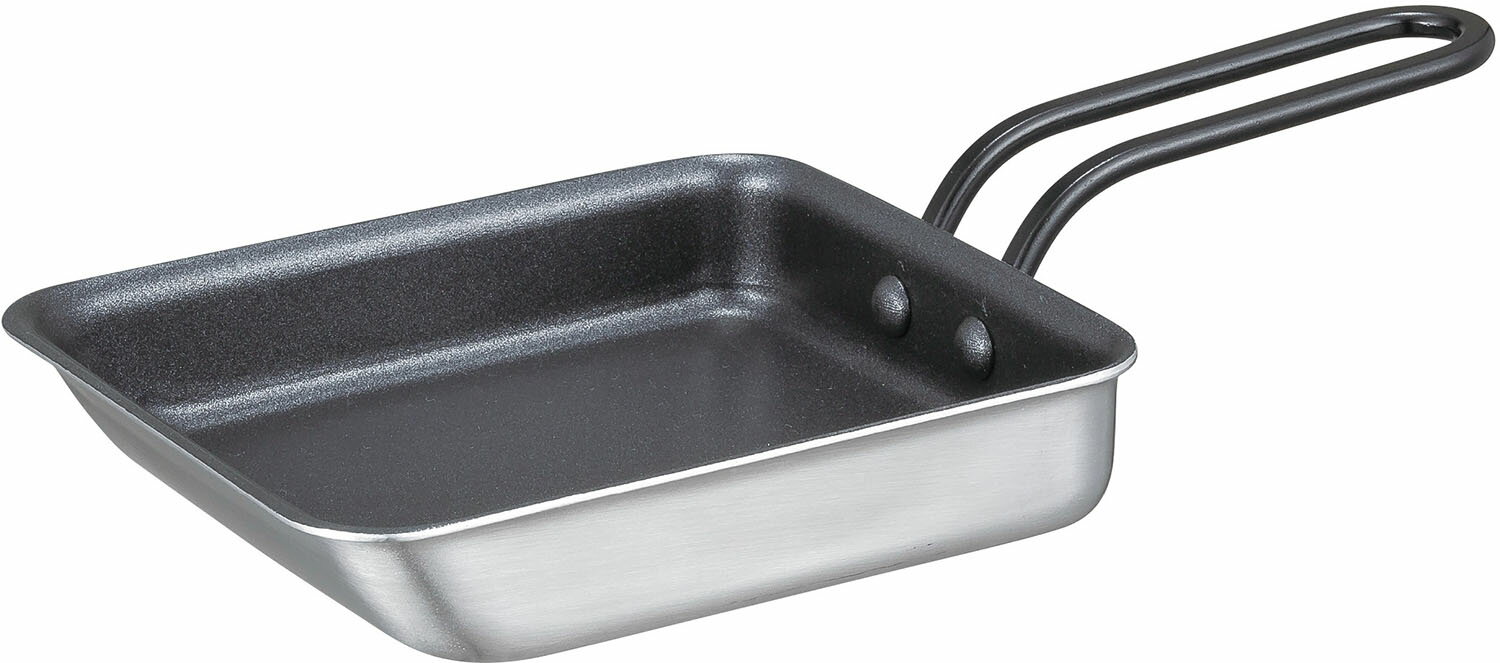 【11月30日 最大4％OFFクーポン＆P最大10倍】コパン copan アウトドア 二層鋼ミニ玉子焼き12×14cm 調理器具 フライパン クッカー ミニ 小型 コンパクト 熱伝導性 汚れが付きにくい 洗いやすい 料理 キッチン 朝食 お弁当 868590