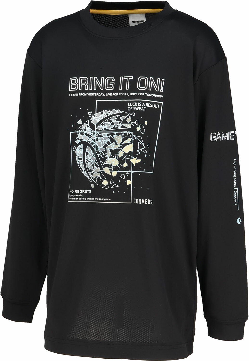 【11月20日から 最大4％OFFクーポン＆P最大10倍】 コンバース CONVERSE バスケット JR. プリントロングスリーブ CB452355L