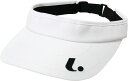 【GW期間限定5月6日まで!P最大10倍】 ルーセント LUCENT テニス Ladies サンバイザー ホワイト 白 女性 帽子 日除け 日焼け防止 熱中症対...