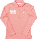 【GW期間限定5月6日まで!P最大10倍】 ルーセント LUCENT テニス Ladies 長袖ポロシャツ サーモンピンク 桃色 女性用 吸汗速乾 ポロシャツ ...