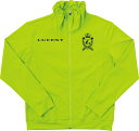 【GW期間限定5月6日まで!P最大10倍】 ルーセント LUCENT テニス Ladies ウィンドプラスウォーマーシャツ ライム グリーン 防寒着 ウインドブ...