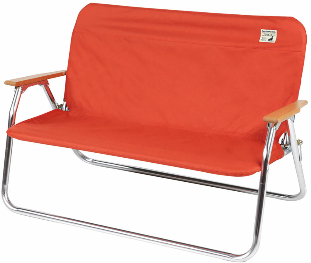 【12月1日 最大4％OFFクーポン＆P最大10倍】 キャプテンスタッグ CAPTAIN STAG アウトドア アルミ背付ベンチ用 着せかえカバー オレンジ キャンプ チェア ベンチ カバー BBQ バーベキュー UC1653