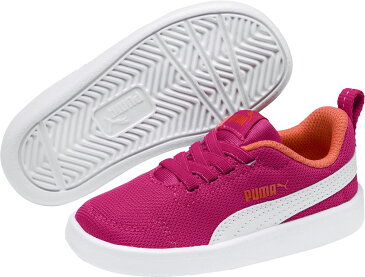 PUMA（プーマ）マルチSPシューズ（ジュニア（インファント）） コート フレックス メッシュ インファント364278フーシャパープル