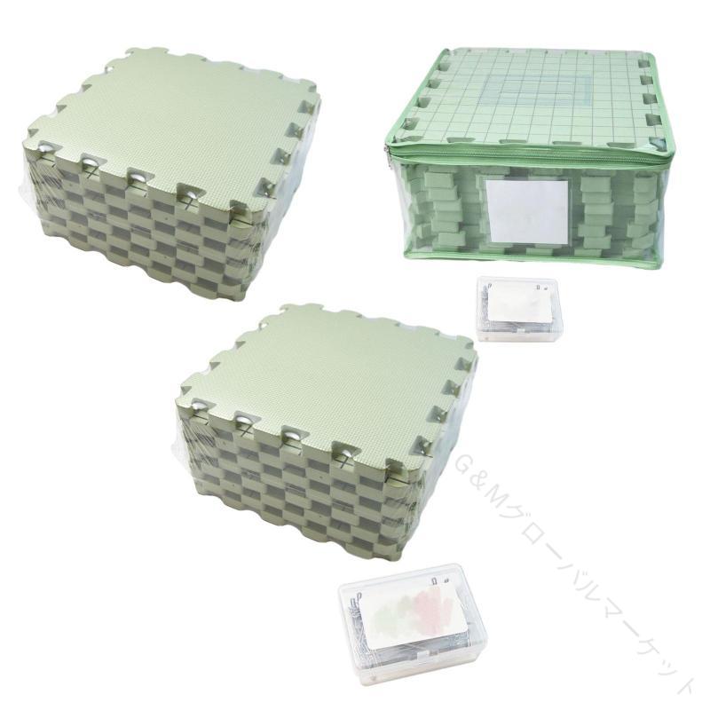 グリッド付き編み物用ブロッキングマット DIY ギフト クラフト用ブロッキングボード 刺繍 かぎ針編み用..