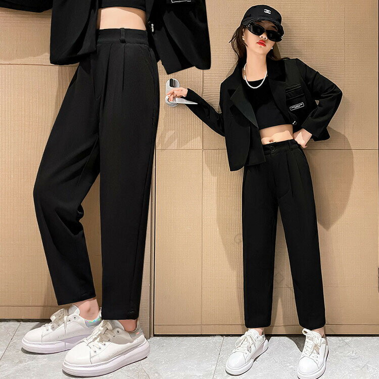 入学式 卒業式 女の子 ジュニア ボトムス パンツ ズボン スーツパンツ フォーマル 発表会 お試験 冠婚葬祭 七五三 通学 キッズ 子供服 黒 ブラック 11...