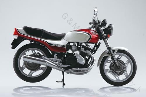 青島文化教材社 スカイネット 1 12スケール 完成品バイク Honda CBX400F パールキャンディレッド 模型精密再現 高品質ディスプレイモデル