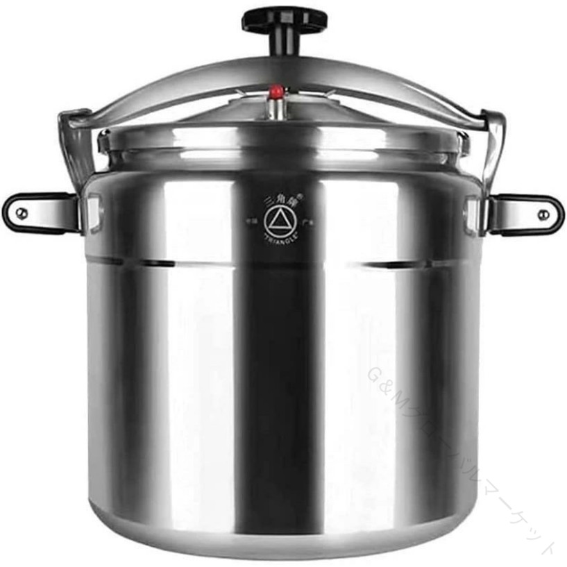 オール熱源対応大型圧力鍋 業務用 7-50L大容量 防爆構造 気密性高い 304ステンレス鋼製 両手鍋 超高圧..