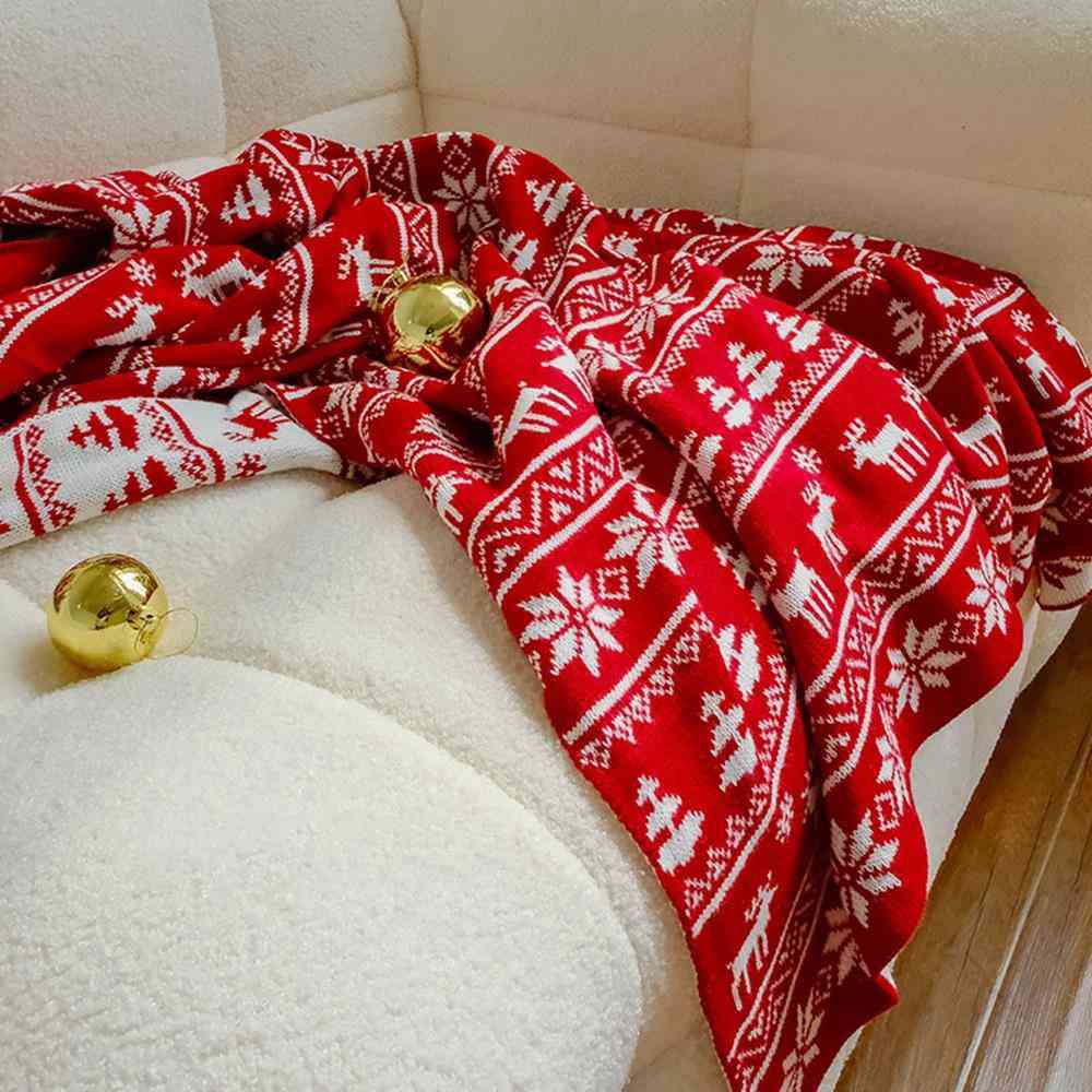 クリスマス ブランケット もこもこ毛布 おしゃれ リバーシブル ハーフケット 子ども用 お昼寝毛布 秋冬用 ひざ掛け 肩掛け 装飾毛布 オ..