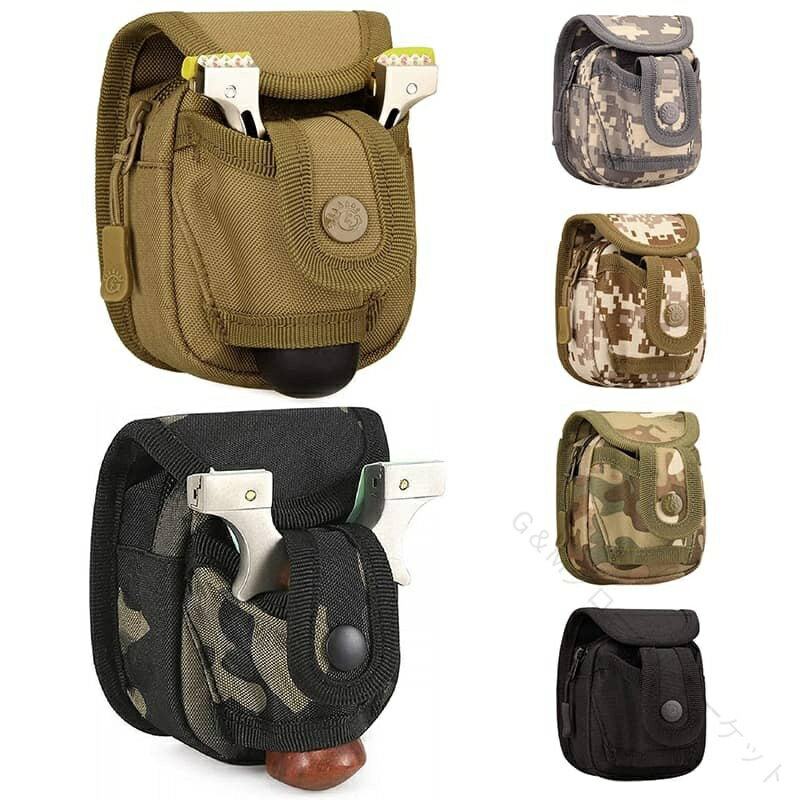 スリングショット パチンコ 弾弓 球 ボール BB弾 収納ポーチ ツールポーチ パチンコ玉ケース 狩猟アク..