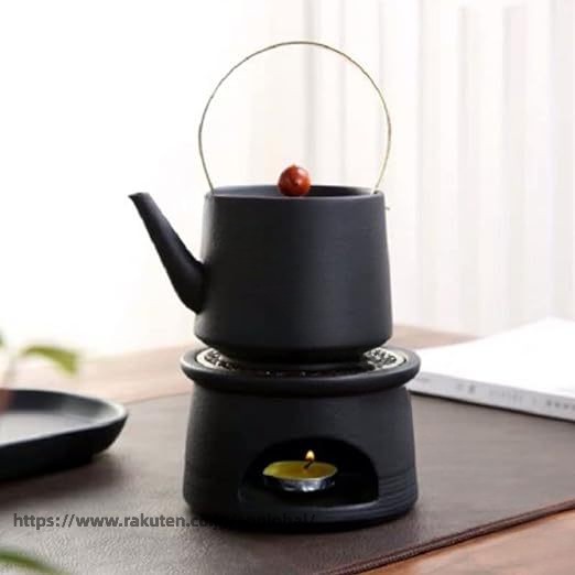Rakuten - 荒陶揚梁釜 茶道道具 陶器茶器 急須 加熱茶器 日本茶 茶の淹れ方 伝統工芸 手作り陶器 茶器セット 和風急須 土鍋 煎茶道具 抹茶茶碗 焼き物 茶釜 茶壺 湯沸かし 職人手作り 茶の湯道具