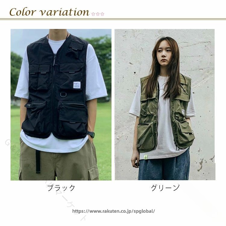 Summer Mountain Outdoor Stream Fishing Multi-functional Pocket Vest Unisex Military Style Harajuku Fashion Convenient for Hiking Women Men Outdoor Gear Functional Vest Stream Fishing Lightweight Comfortable Outdoor Fashion Trekking Camping Fishing Wear Multipurpose Vest Mountain Style