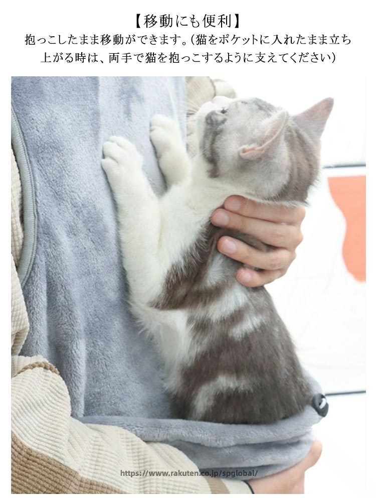 犬用抱っこ紐 猫用キャリーバッグ ペットスリング 防寒エプロン 小型犬抱っこ 中型...