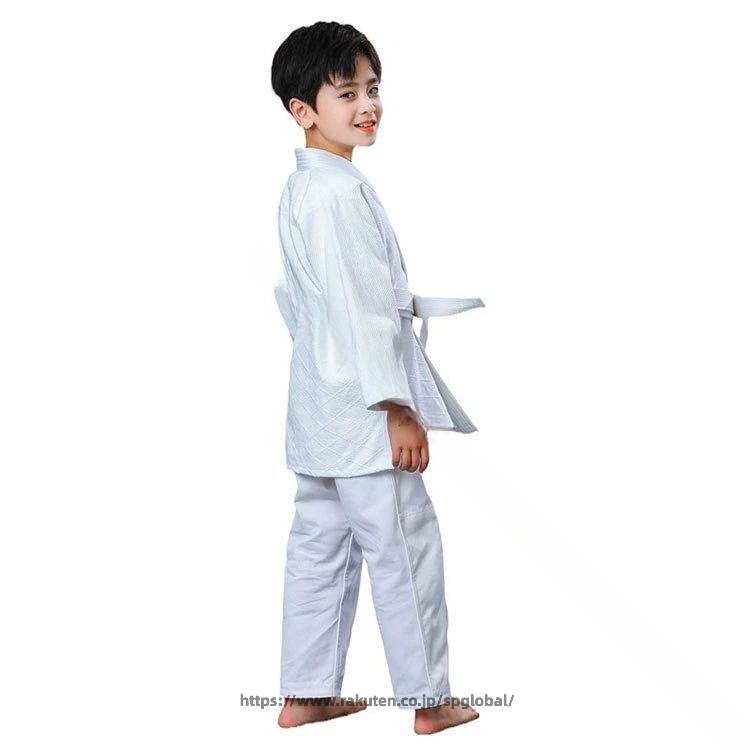柔道着 子供用 大人用 道着セット 柔道衣 授業用 ホワイト ブルー 初心者向け キッ...