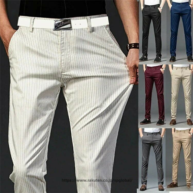 ゴルフ ウェア メンズ ロング パンツ ストレッチ 吸汗 速乾 四季 通用 春秋 スポー...