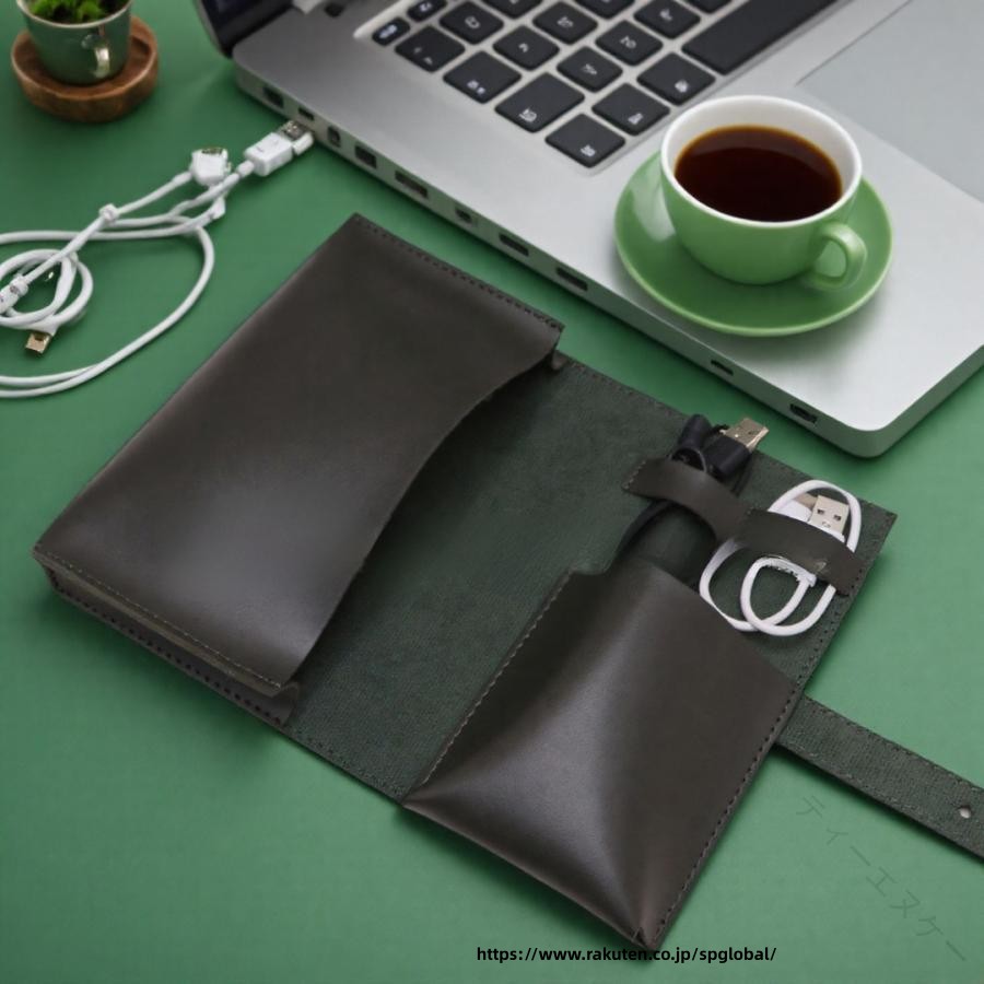 ガジェットポーチ ガジェットケース 充電ケーブルケース 小物入れ コード収納 USBコード 持ち運び 出張 旅行 普段使い 高級感 ケース ポーチ バッグ ポータブル 収納 コンパクト 軽量 耐 spglobal-10052723 G&Mグローバルマーケット サンプル画像2