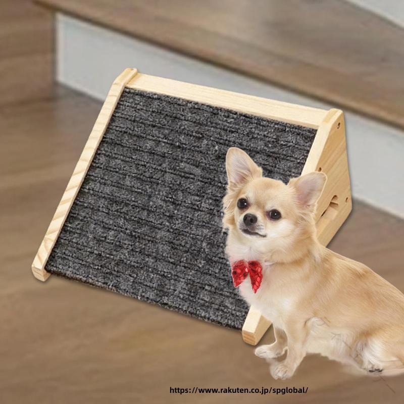 犬用 軽量 木材 登山補助具 ランプ トラック リビングルーム ソファ ペット 犬 歩...