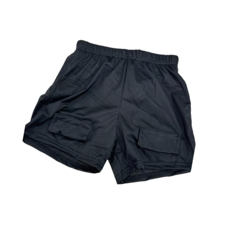 G&Mグローバルマーケットのメンズ ルーズホッケーショーツ 保護具 伸縮性スポーツショーツ ジョックパンツ サポーター ホッケー選手 ストリートフィットネス用｜アングル2