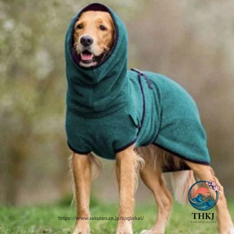 G&Mグローバルマーケットのバスローブ ペット用 タオル 犬 大判サイズ 大型犬 中型犬 小型犬 ペット シャワー 猫 マイクロファイバー バスタオル ペット用品 速乾 お風呂 柔らかい ペットローブ 超吸水 お風呂上がり ガウン バスポンチョ 体拭き｜アングル2