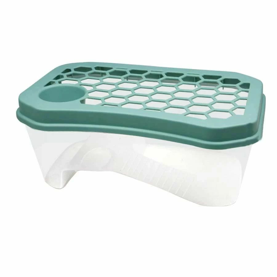 亀水槽 プラスチック 爬虫類繁殖ボックス カメ用水槽 ギフトセット 亀の餌体験セット カラーストーン 貝殻 ろ過材 ココナッツの木 漁網 カメ水槽 脱出防止 フェンス付き 飼育ケース タートルタンク 日向ぼっこ台