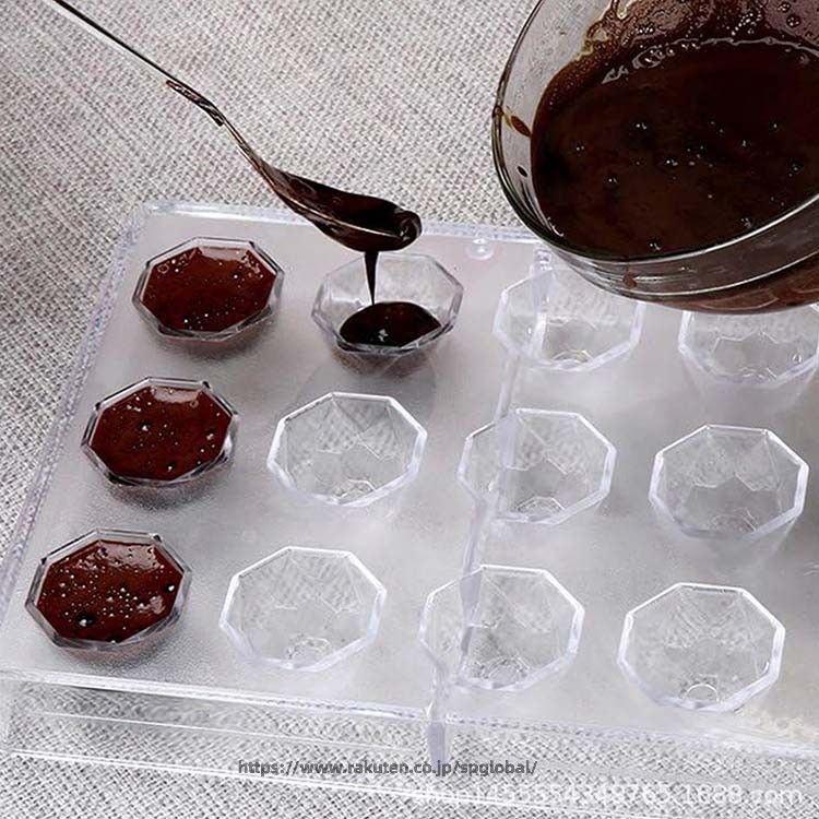 ケーキモールド 3D チョコレート型 チョコレートモールド 硬質 繰り返し使える ダ...