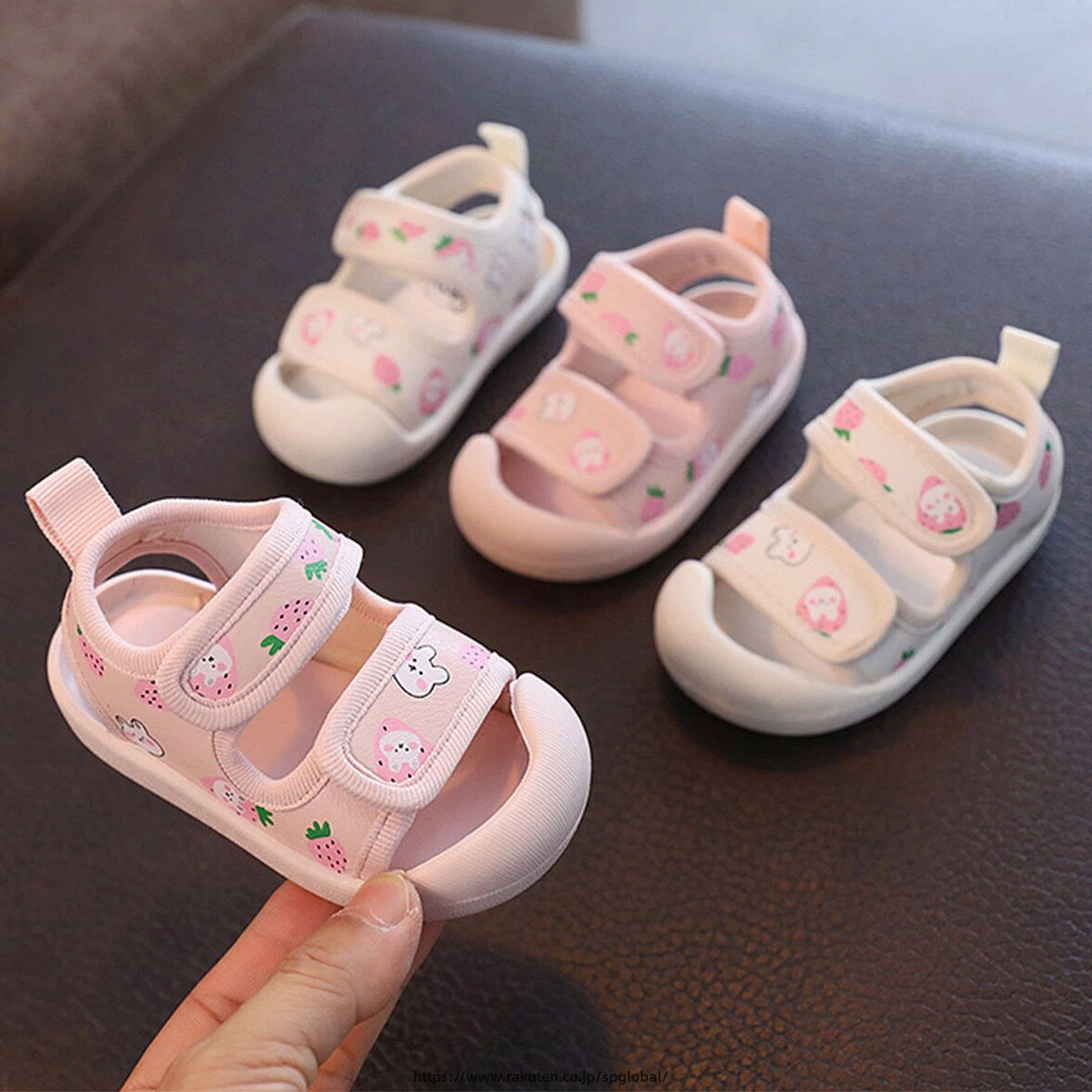 ベビー サンダル 女の子 0~2歳 ファーストシューズ 可愛い 子供用 夏 キッズ 柔ら...