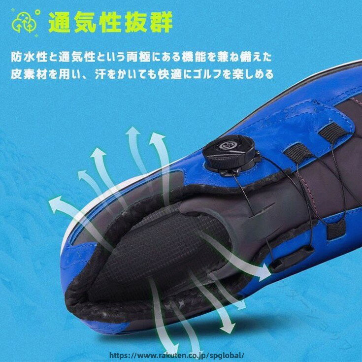 ゴルフシューズ メンズ 大きいサイズ 28cm ダイヤル式 赤 黒 ブルー スニーカー 4E 幅広い ダイヤル式スパイクレス フィット感 マジックテープ 軽量 動きやすい 防水性 耐久性 練習場 ビジ