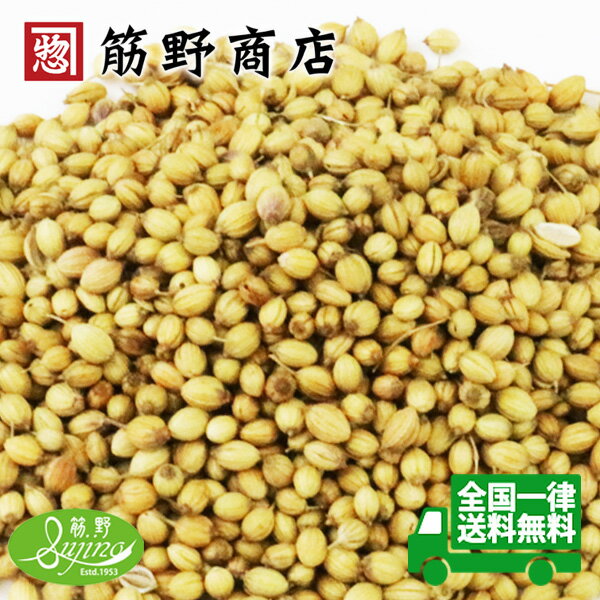 コリアンダーホール (ブラウン) 100g　モロッコ産　送料無料　ポイント消化　スパイスカレー　スパイス　spice　香辛料