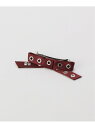 GANNI/ ガニー Eyelet Bow Barrette Satin U by SPICK&SPAN ユーバイスピックアンドスパン ヘアアクセサリー その他...