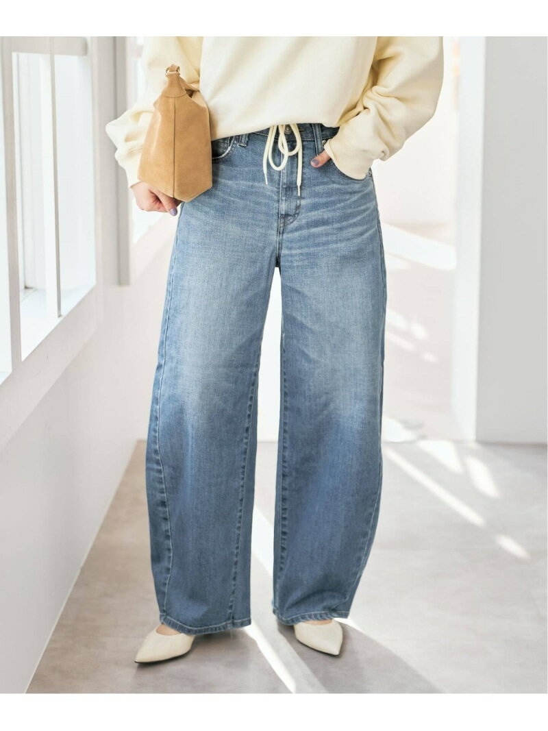 《追加》SOMETHING / サムシング 別注 NEW HANA CURVE TAPERED* Spick & Span スピックアンドスパン パンツ ジーンズ・デニムパンツ ブルー ネイビー【送料無料】[Rakuten Fashion]