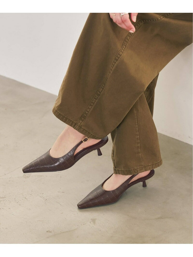 Rakuten - 《予約》Spick & Span バックスリングパンプス Spick & Span スピックアンドスパン シューズ・靴 パンプス ブラウン【先行予約】*【送料無料】[Rakuten Fashion]