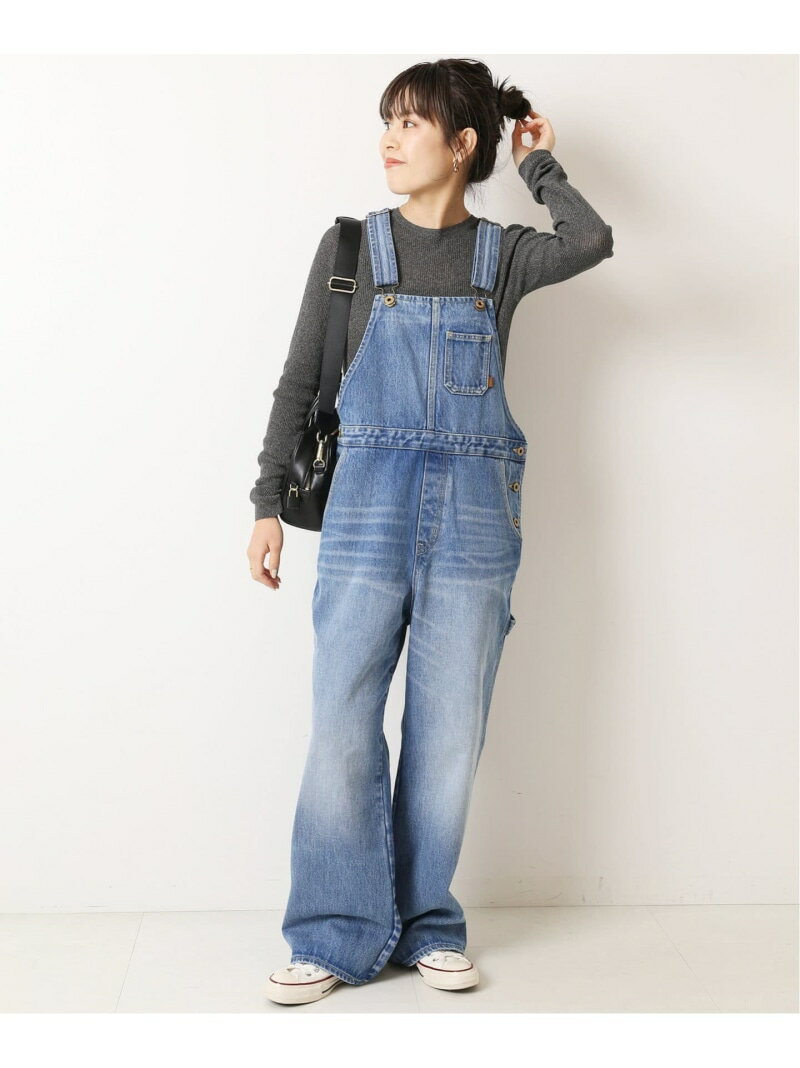 51/2 FLARE LINE_OVERALLS Spick & Span スピックアンドスパン オールインワン・オーバーオール オーバーオール・サロペット ブルー【送料無料】[Rakuten Fashion]のサムネイル