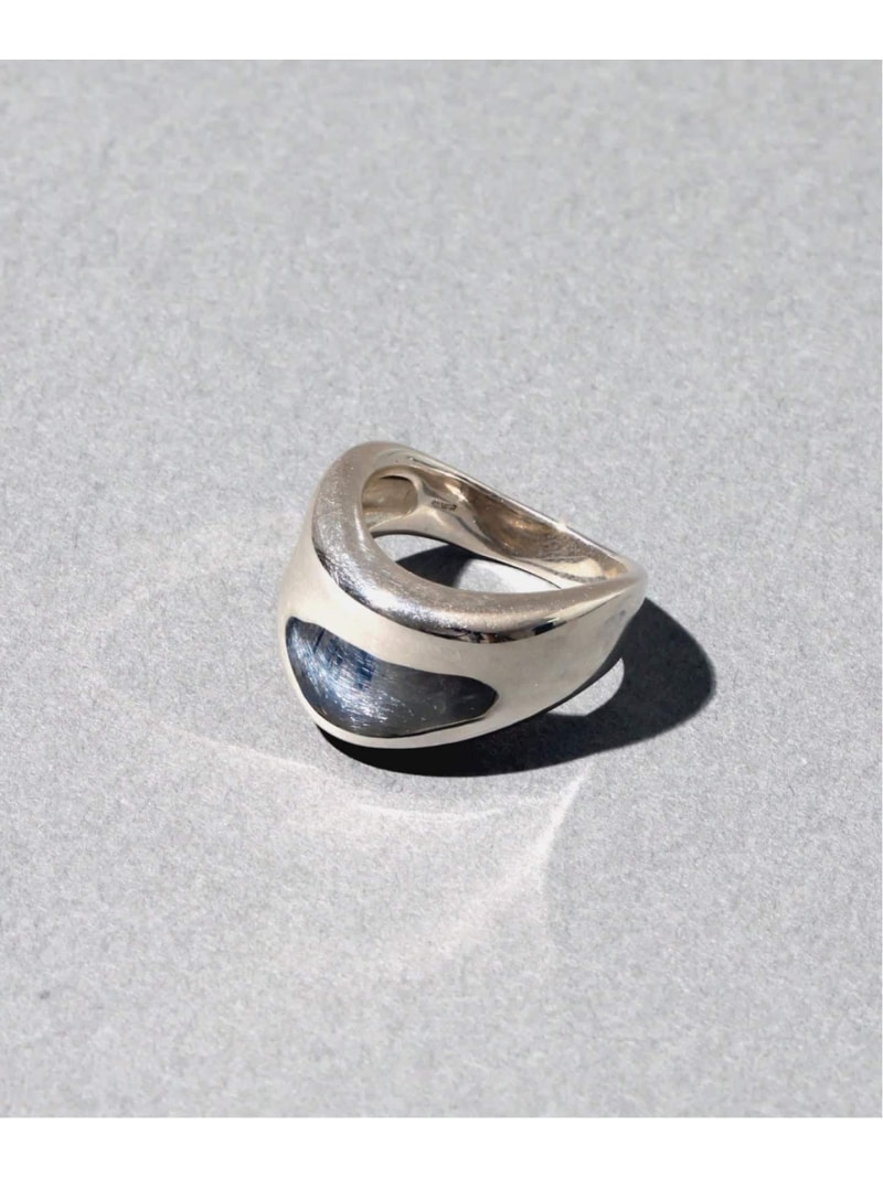 Rakuten - 【SAMH by LILAS】 Vカーブワイドリング SV Lilas スピックアンドスパン アクセサリー・腕時計 リング・指輪 シルバー【送料無料】[Rakuten Fashion]