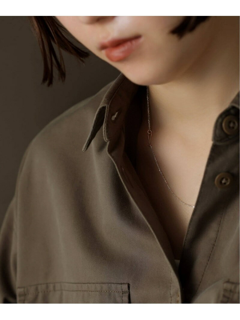 Rakuten - 【SAMH by LILAS】デタッチャブルフックネックレス K10*SV Lilas スピックアンドスパン アクセサリー・腕時計 ネックレス シルバー【送料無料】[Rakuten Fashion]