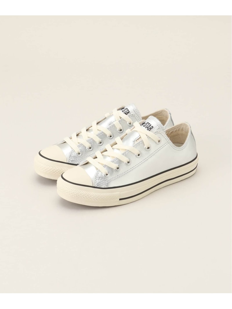 CONVERSE/コンバース LEATHER ALL STAR OX FRAMeWORK フレームワーク シューズ・靴 スニーカー シルバー【送料無料】[Rakuten Fashion]