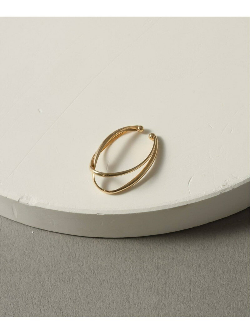 ダブルクロスイヤーカフ K10(片耳) Lilas スピックアンドスパン アクセサリー・腕時計 イヤリング・イヤーカフ ゴールド【送料無料】[Rakuten Fashion]