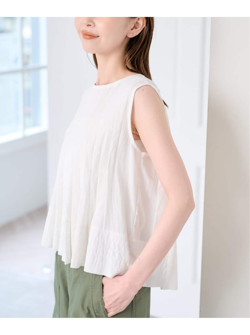 Rakuten - 《追加》UBY Spick & Span タックブラウス 2 U by SPICK&SPAN ユーバイスピックアンドスパン トップス シャツ・ブラウス ホワイト ブラック【送料無料】[Rakuten Fashion]