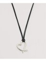 LAPUIS/ラピュイ Heart Parts ベルト U by SPICK&SPAN ユーバイスピックアンドスパン ファッション雑貨 ベルト シルバー【送料無...