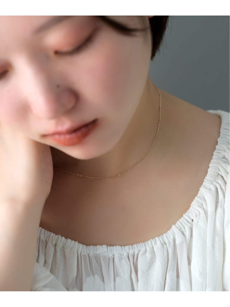 Rakuten - アンカーチェーン38cmネックレス K10 Lilas スピックアンドスパン アクセサリー・腕時計 ネックレス ゴールド【送料無料】[Rakuten Fashion]