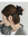 Spick & Span BIG シュシュ Spick & Span スピックアンドスパン ヘアアクセサリー その他のヘアアクセサリー ブラック ブルー[Rak...