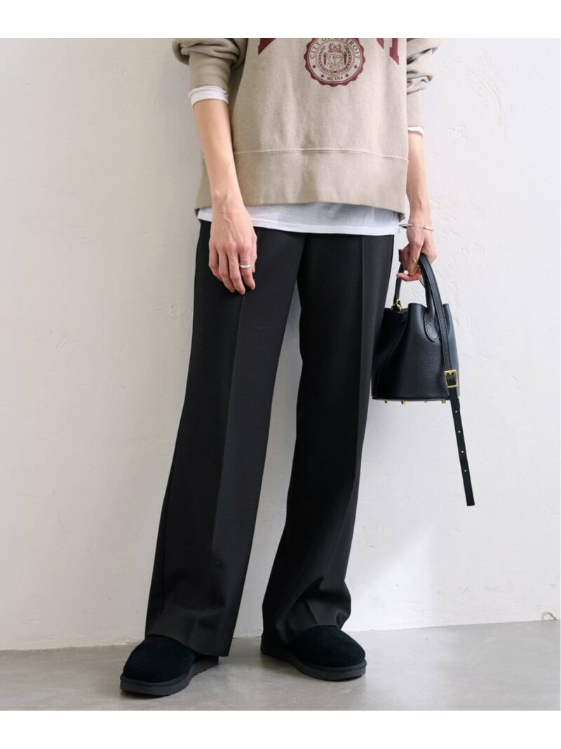 ≪追加≫裏起毛フレアパンツ 4 FRAMeWORK フレームワーク パンツ スラックス・ドレスパンツ ブラック ブラウン グレー【送料無料】[Rakuten Fashion]