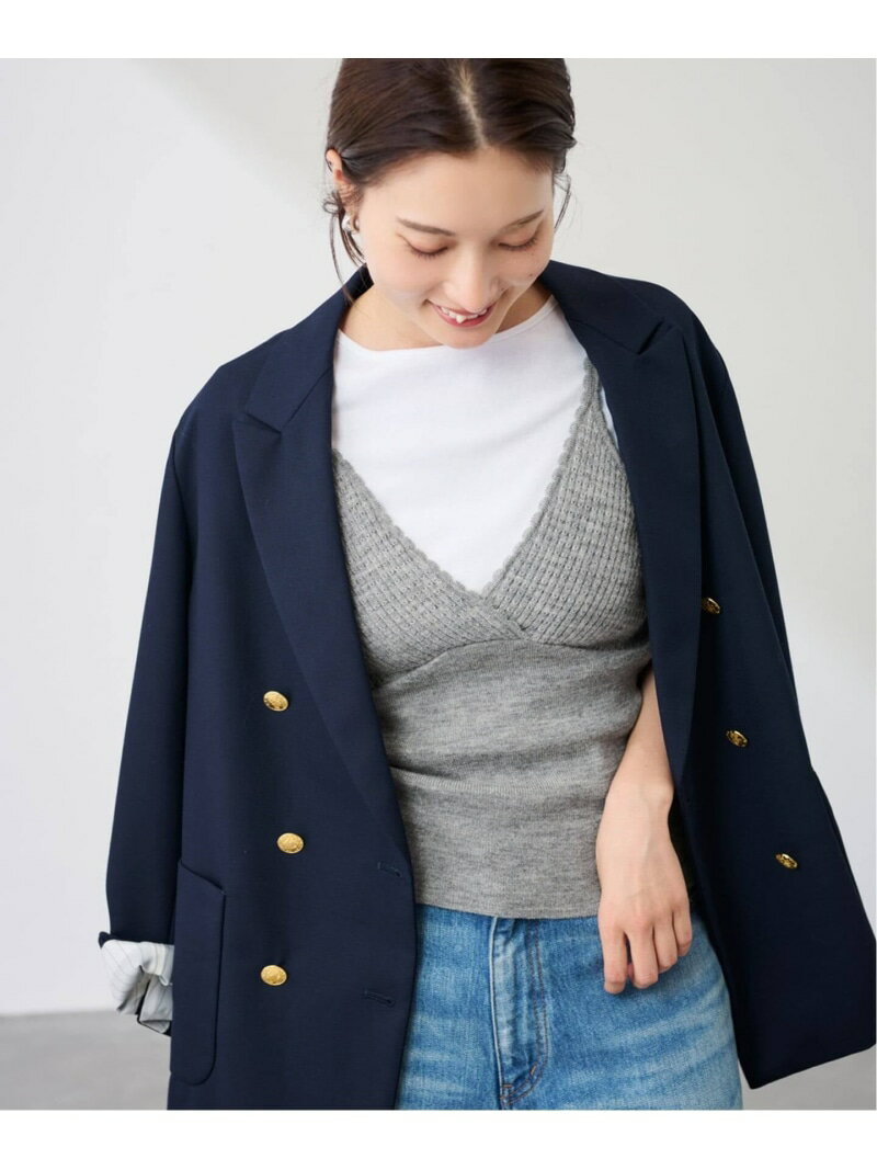 ランジェリーニット FRAMeWORK フレームワーク トップス ニット ブラック グレー【送料無料】[Rakuten ..