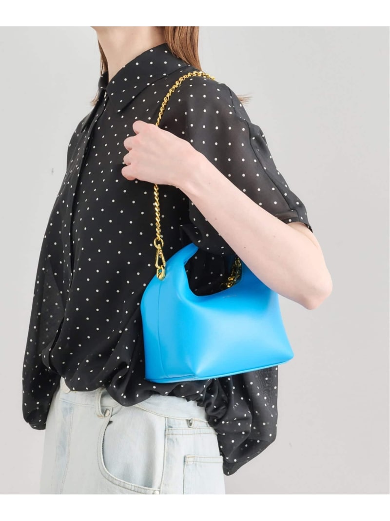 SINBONO/シンボノ Crossbody Bag U by SPICK&SPAN ユーバイスピックアンドスパン バッグ ショルダーバッグ ブルー ゴールド