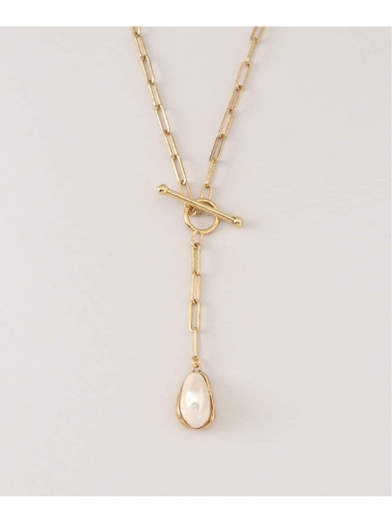 【SALE／30%OFF】【ADER Bijoux / アデル】 PEARL chain raliet Spick & Span スピックアンドスパン アクセサリー・腕時計 ネックレス ゴールド【RBA_E】【送料無料】[Rakuten Fashion]のサムネイル