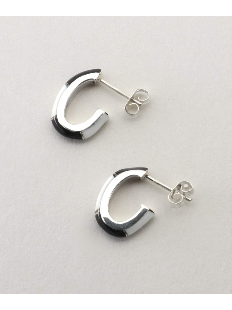 BASENOTES / ベースノート bi-color earrings BN-P029 Spick & Span スピックアンドスパン アクセサリー・腕時計 イヤリング・イヤーカフ