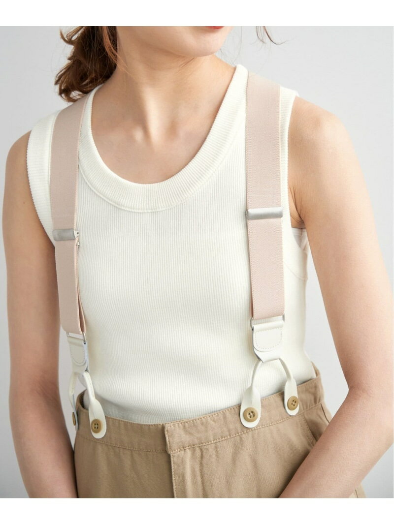 《追加》手洗い可 / 18G リブニットタンク Spick & Span スピックアンドスパン トップス ノースリーブ・タンクトップ ホワイト ブラウン ブラック イエロー【送料無料】[Rakuten Fashion]のサムネイル