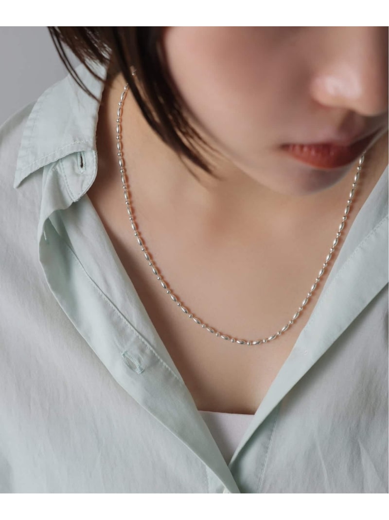 Rakuten - 《予約》【SAMH by LILAS】ナツメボールチェーンネックレス SV Lilas スピックアンドスパン アクセサリー・腕時計 ネックレス シルバー【先行予約】*【送料無料】[Rakuten Fashion]