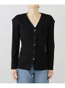 ORR/オル Hourglass V-neck Knitted Cardigan NOBLE ノーブル トップス カーディガン ブラック ホワイト【送料無料】[...