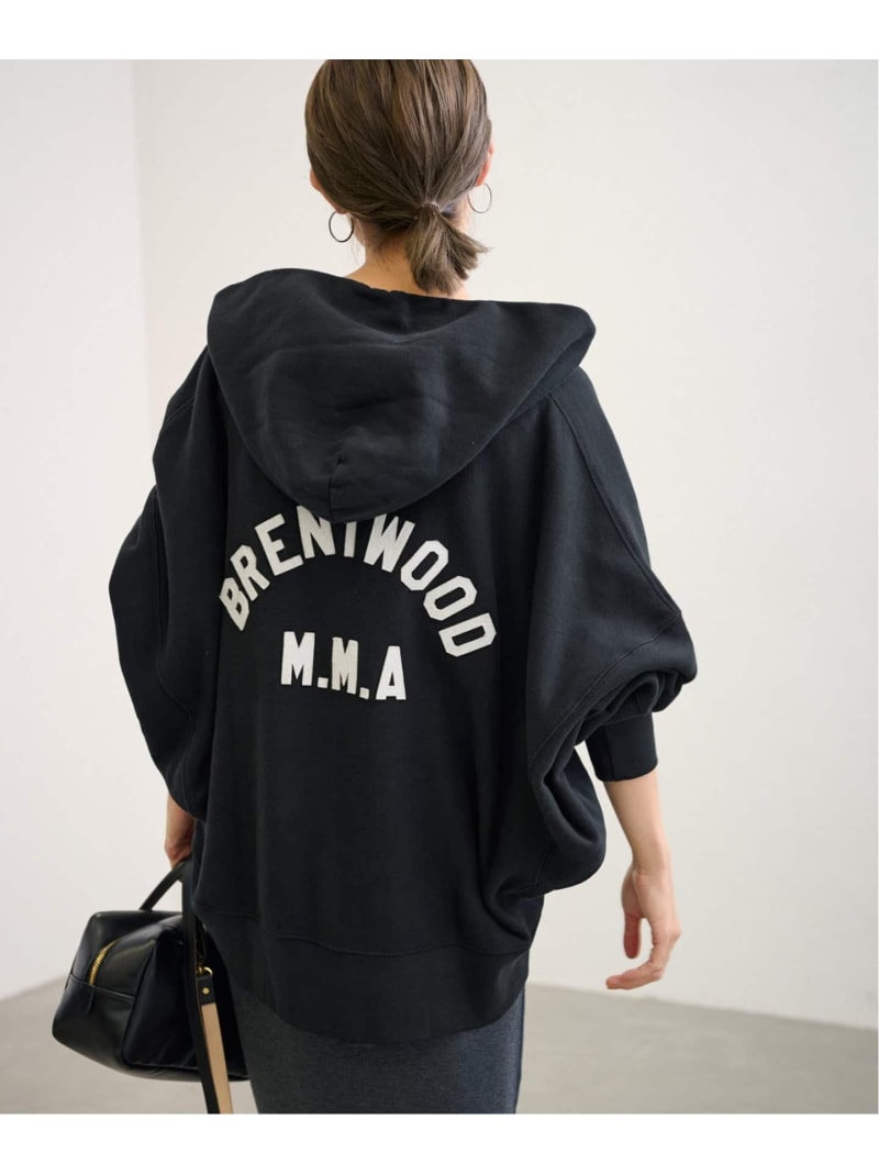 mean machine age 別注BRENTWOOD F/Z スウェットパーカー FRAMeWORK フレームワーク トップス パーカー・フーディー ブラック グレー【送料無料】[Rakuten Fashion]のサムネイル