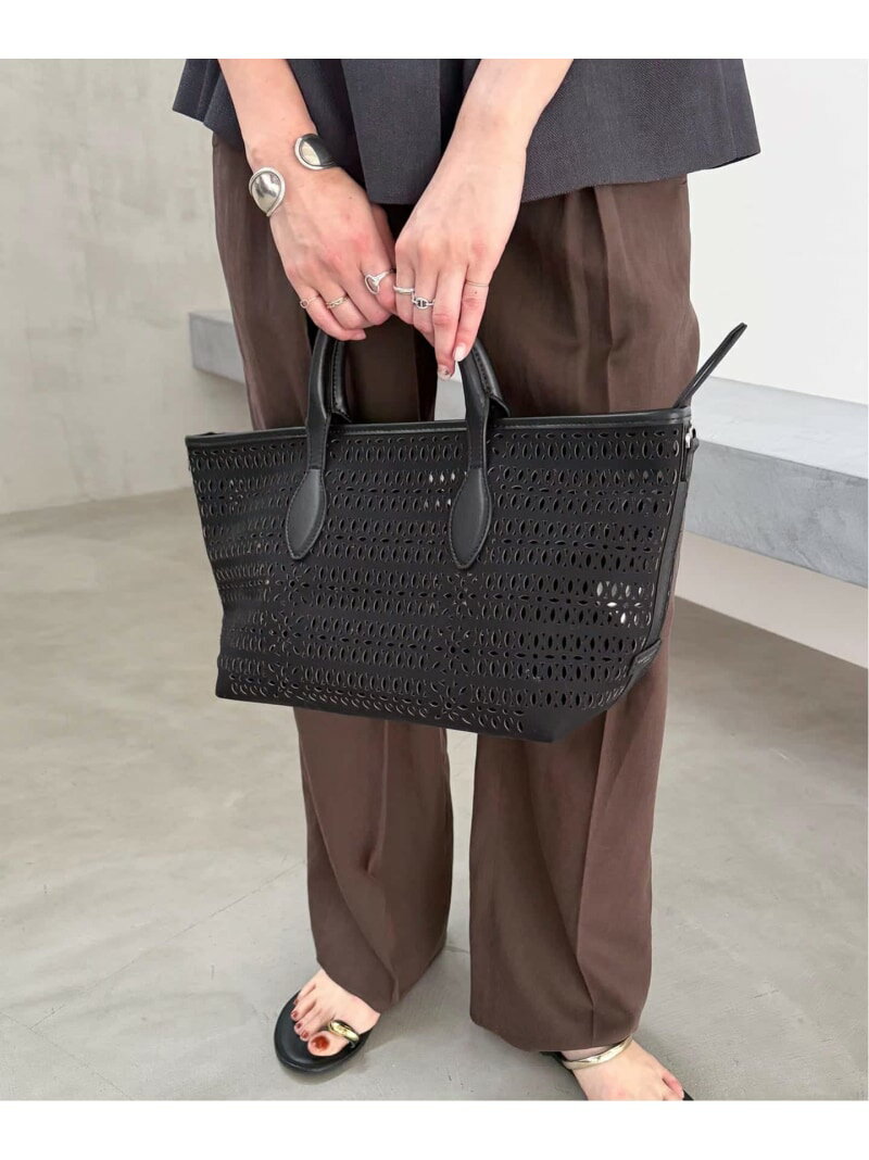 Rakuten - GIANNI CHIARINI / ジャンニ キアリーニ MASHUP TOTE Spick & Span スピックアンドスパン バッグ トートバッグ ブラック【送料無料】[Rakuten Fashion]