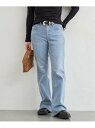 《予約》SOMETHING/サムシング LISA FLARE U by SPICK&SPAN ユーバイスピックアンドスパン パンツ ジーンズ・デニムパンツ ブラ...